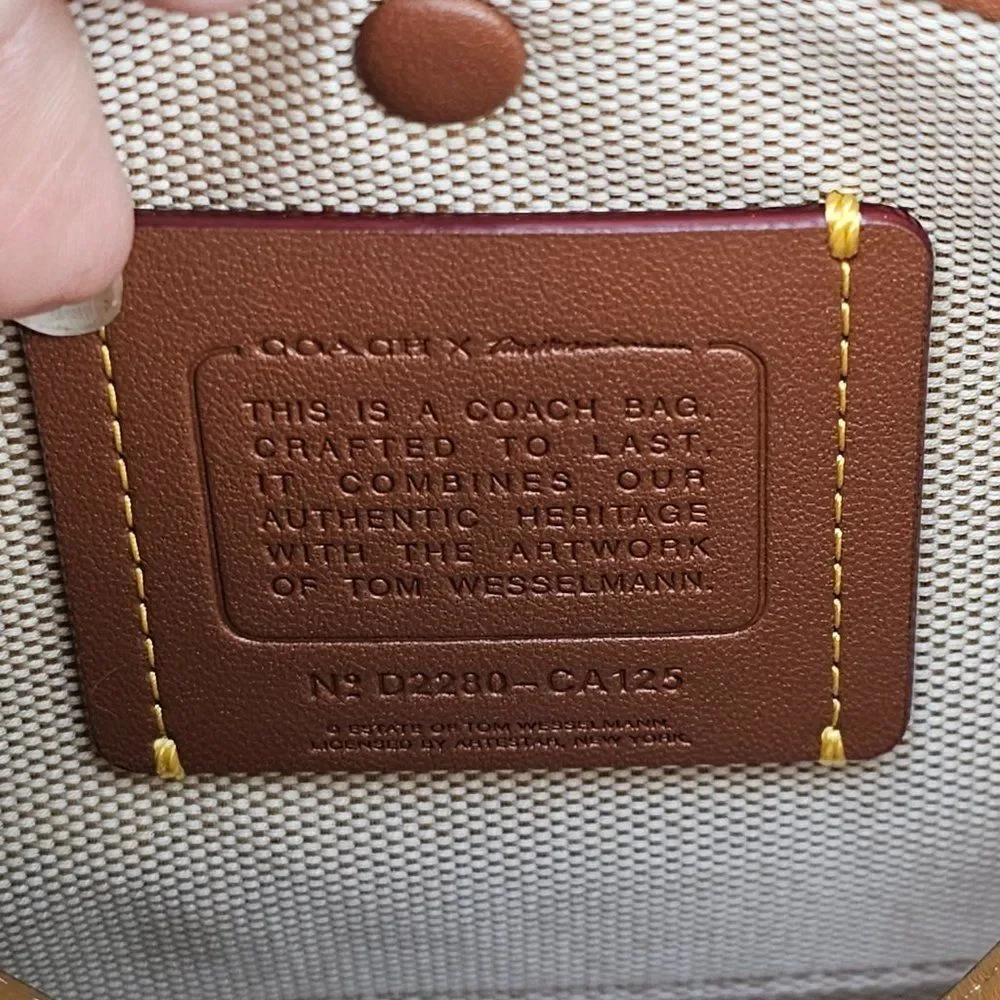 NWT Coach X Tom Wesselmann Rogue 25 Satchel with crossbody and shoulder straps